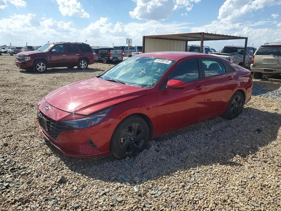 2023 Hyundai Elantra Blue