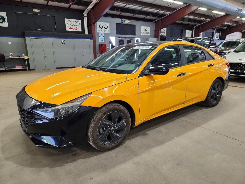 2023 Hyundai Elantra Blue